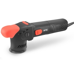 SPTA CP301Orbit 8mm/9mm/12mm, Black&Orange 3 inch Dual Action Polisher 5-Meter Long Power Supply Cord Constant Speed Output