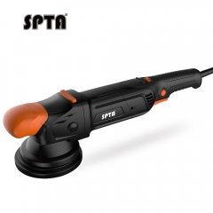 SPTA CP503-5/8 Black&Orange 1200W Forced Dual Action Polisher 5-Meter Long Power Supply Cord, Backing Plate:5