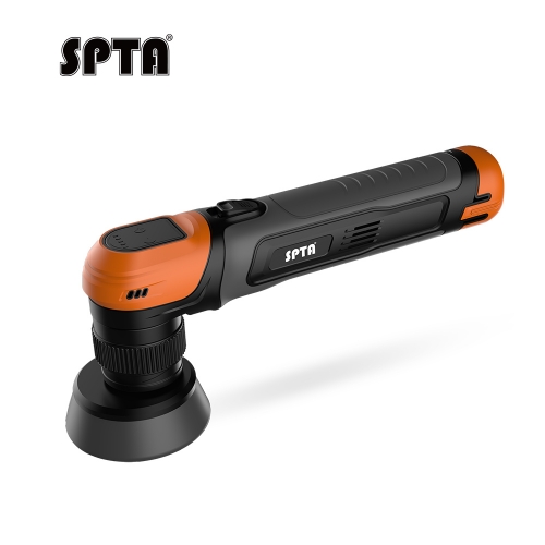 SPTA CP201 Black&Orange Cordless Mini Polisher Detail Dual Action And Rotary Polisher Constant Speed Output For Car Polishing