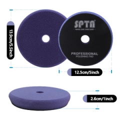 SPTA V2.0 1Pc ,Medium Cut Blue Polish Pad For Car Buffer Polisher Compounding Remove 2000# Sanding Mark