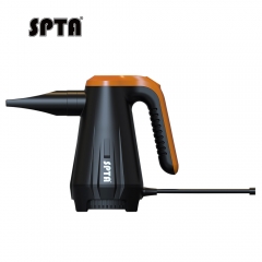 SPTA 1Pc Hand Electric Car Air Cannon, Black&Orange Power 1200w Battery Powered Foam Cannon for Car Cleaning Kit