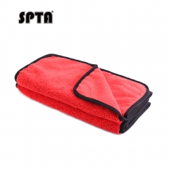 SPTA MT002 Polish Removal Microfiner Towel 380GSM, 400*400mm for Cars Drying Extra Large Super Absorbent Cleaning