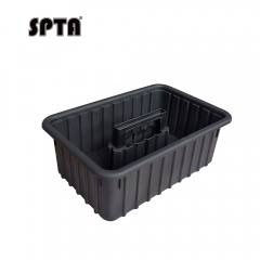 SPTA Plastic Cleaning Tools Box,Commercial Large Portable Caddy Stackable Carry Caddy,Cleaning Box For Car or Human