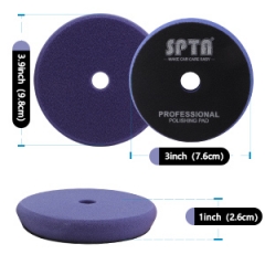 SPTA V2.0 1Pc ,Medium Cut Blue Polish Pad For Car Buffer Polisher Compounding Remove 2000# Sanding Mark