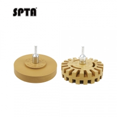 SPTA Decal Eraser Wheel,Decal Remover Eraser, Stripe Off Wheel, Pinstripe, Adhesive Remover, Vinyl Decal, Graphics Removal Tool