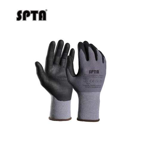 SPTA Car Breathable Work Gloves,Flexible Breathable Fit-Padded Knuckles & Palm,Ideal for Working on Cars and Outdoor Jobs