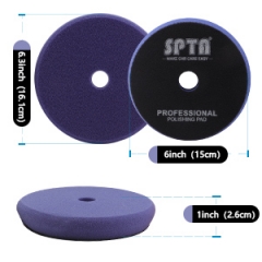 SPTA V2.0 1Pc ,Medium Cut Blue Polish Pad For Car Buffer Polisher Compounding Remove 2000# Sanding Mark