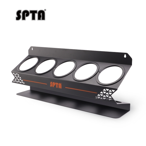 SPTA Spray Bottle Racks new popular customized wall mount holder ceramic coating holder with 5 holes private label wholesale