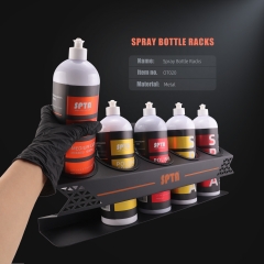 SPTA Spray Bottle Racks new popular customized wall mount holder ceramic coating holder with 5 holes private label wholesale