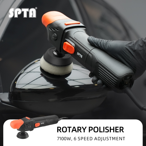 SPTA CP303 3" Rotary Polisher Digital Long Throw Rotary Polisher, Polishing Machine for Premium Quality,Detail Polishing