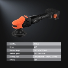 SPTA CP602 Black&Orange Brushless Ratary Polisher Portable-type Cordless Polisher Constant Speed Output For Car Polishing