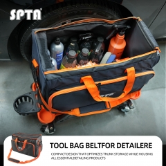 Detailing Ardenal Bag & Trunk Organizer,Large (Range Bag) - Black,Holding Polisher,Chemicals And More