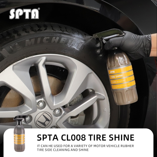 SPTA CL008 Tire Shine, Ceramic Coating,For Tire Shine & Tire Dressing, Water Based, Enhance Deep Black Shine