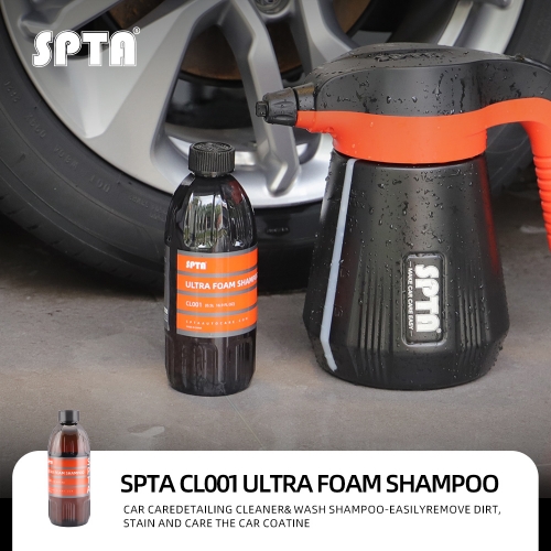 SPTA CL001 Ultra Foam Shampoo, Car Care Detailing Cleaner & Wash Shampoo - Easily Remove Dirt, Stain And Care The Car Coatine