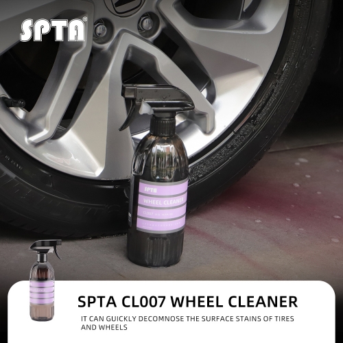 SPTA CL007 Wheel Cleaner All-In-One Solution Removes Brake Dust & Oil & Dirt, Safe for All Cars,For Cars Trucks Dust