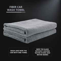 SPTA Microfiber Towel Gray 320GSM, 400*400mm,Loop Design, One-Pass Drying for Cars, Trucks, SUVs, and Home,