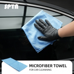 SPTA MT042 Glass Cleaning Microfiber Towel 300GSM, 400*400mm Cleaning Cloth for Cleaning Window, Car Windows and Mirrors