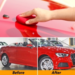 SPTA WF009 UFO Foam Applicator Pad 95*25mm Sponge Red For Removing Paint Overspray Without Scratcing Surfaces