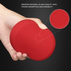 SPTA WF009 UFO Foam Applicator Pad 95*25mm Sponge Red For Removing Paint Overspray Without Scratcing Surfaces