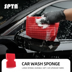 SPTA Car Wash Sponge Cleaning Sponge Multi-Purpose for Bathroom, Kitchen, Bike, Boat, Cars, Great for Sensitive Surfaces