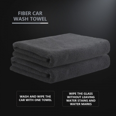 SPTA MT038 Microfiber Towel Gray 320GSM, 400*400mm,Loop Design, One-Pass Drying for Cars, Trucks, SUVs, and Home