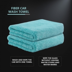 SPTA 500 GSM Edgeless Double Side Coral Velvet Towel Car Wash Towel