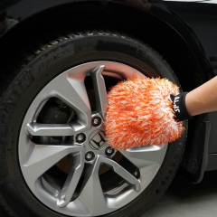 SPTA High Absorbent Scratch-free Soft Microfiber Car Wash Mitt Car Detailing Mitt Cleaning Dusting Glove