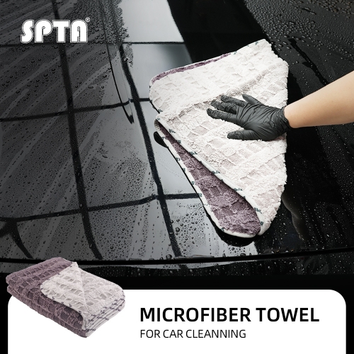 SPTA MT034 Microfiber Drying Towels 900GSM Car Wash Microfiber Towel Car Care Auto Cleaning Drying Cloth