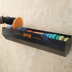 SPTA OT035 Polishing Pad Storage Rack Easy Installation Wall Mounted Organization Tool for Car Detailing Garage and Workshop