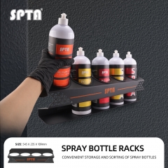 SPTA Spray Bottle Racks new popular customized wall mount holder ceramic coating holder with 5 holes private label wholesale