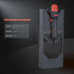 SPTA Single Wall Holder for For Universal Dual Action & Rotary Polishers Suitable for Mobile Detailing Detailing Storage