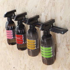 SPTA Detailing Spray Bottle Holder - Wall Mounted Mobile & Garage Detailing Equipment Organizer - Holds Up to 8 Sprayers