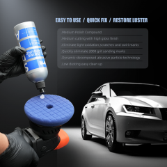 SPTA 500ml Medium Cut Compound Scratch Remover High-end Liquid Car Wax Color Enhance Polishing Glaze Liquid