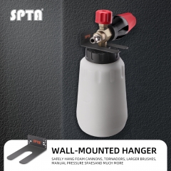 SPTA Black Wall Mount Hanger, Foam Cannon Holder Snow Master For Foam Cannon