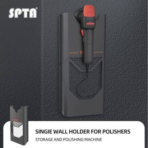 SPTA Single Wall Holder for For Universal Dual Action & Rotary Polishers Suitable for Mobile Detailing Detailing Storage