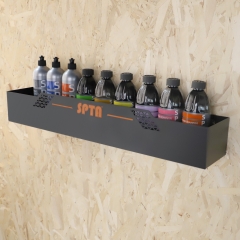 SPTA OT034 Chemical Liquid Storage Rack Easy Installation Wall Mounted Organization Tool for Car Detailing Garage and Workshop