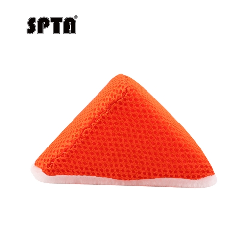 SPTA 1Pc Scrub Ninja Wedge Scrubber - For Leather, Vinyl and Plastic 5 in x 2.5 in x 2 in