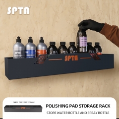 SPTA OT034 Chemical Liquid Storage Rack Easy Installation Wall Mounted Organization Tool for Car Detailing Garage and Workshop