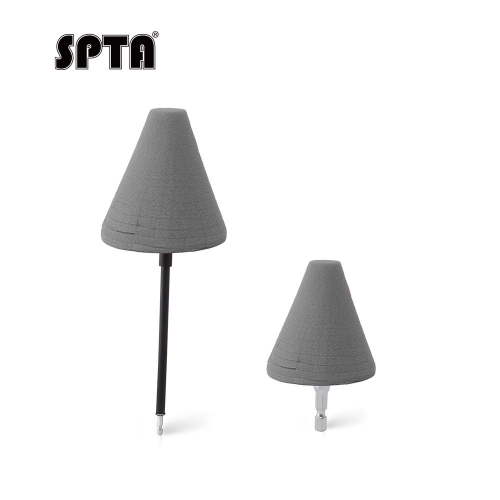 SPTA PT125 Wheel and Rim Foam Drill Polishing Cone with 2 Shank, Polishing Ball,Care Car Polishing Car Detailing