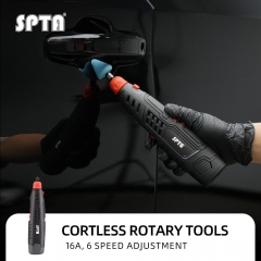 SPTA CP202 Cordless Rotary Tools Lightweight 6-Level Speed Setting For spot Part Polishing,Detail Polishing