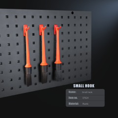 SPTA OT024 Scraper Red Hook Made With Plastic Bristle For Holding Various Tools&Sprayer and Microfiber Cloth