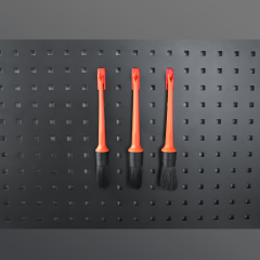 SPTA OT024 Scraper Red Hook Made With Plastic Bristle For Holding Various Tools&Sprayer and Microfiber Cloth