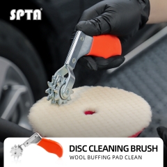 SPTA Wool Buffing Pad Cleaner Spur Tool For Revitalizing Polisher Compound Pads Buffing Pads Bonnet Cleaning Tool