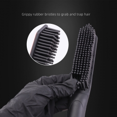 SPTA DF036 Black&Orange Pet Hair Brush Car Detailong Brush Made With Rubber Plastic Handle For Removing Leather Or Pet Hair