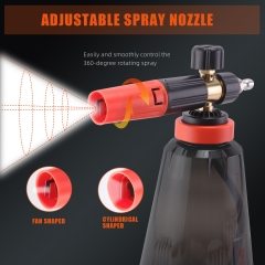 SPTA CS002 1Pc 335*150*125mm Car Foam Cannon,Pressure Washer Nozzle Tips, Foam Sprayer Cordless Pump Foam Cannon