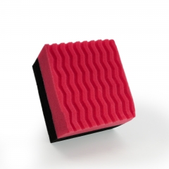 SPTA WF002 Black&Red Tire Gel Applicator Dressing Pad Car Detailing Foam Sponge Tire Cleaner Sponge Tire Dressing Applicator