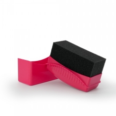 SPTA Dressing&Protectant Applicator Easy-to-Grip Soft Applicator Tire Gloss Dressing Pad Car Clean Foam Sponge