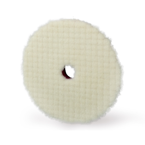 SPTA 3"/5"/6" Wool Polishing Pad, T130 Heavy Cut Wool Pad to Remove 1200#/1500# Sanding Disc Marks, Deep Scratches, Orange Peel and Heavy Oxidation for Automotive, Car, RV, Motorbike & Boat