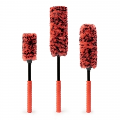 SPTA New Arrival 3pcs Microfiber Wheel Rim Brush for Auto Washing