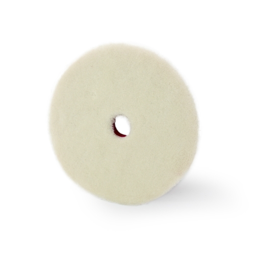 SPTA 3"/5"/6" Wool Polishing Pad, T120 Heavy Cut Wool Pad to Remove 1200#/1500# Sanding Disc Marks, Deep Scratches, Orange Peel and Heavy Oxidation for Automotive, Car, RV, Motorbike & Boat